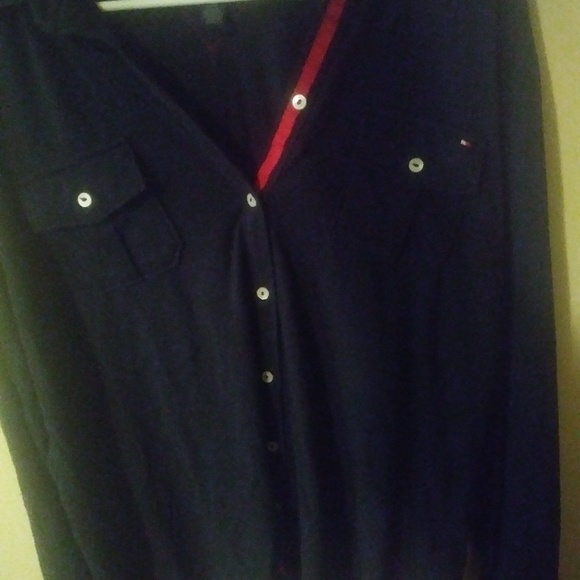 Thrifted Tommy Hilfiger Button Up - Picture 2 of 5
